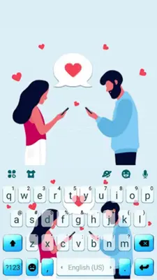 Dating Love SMS Keyboard Theme android App screenshot 0