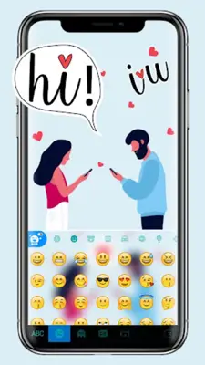 Dating Love SMS Keyboard Theme android App screenshot 2